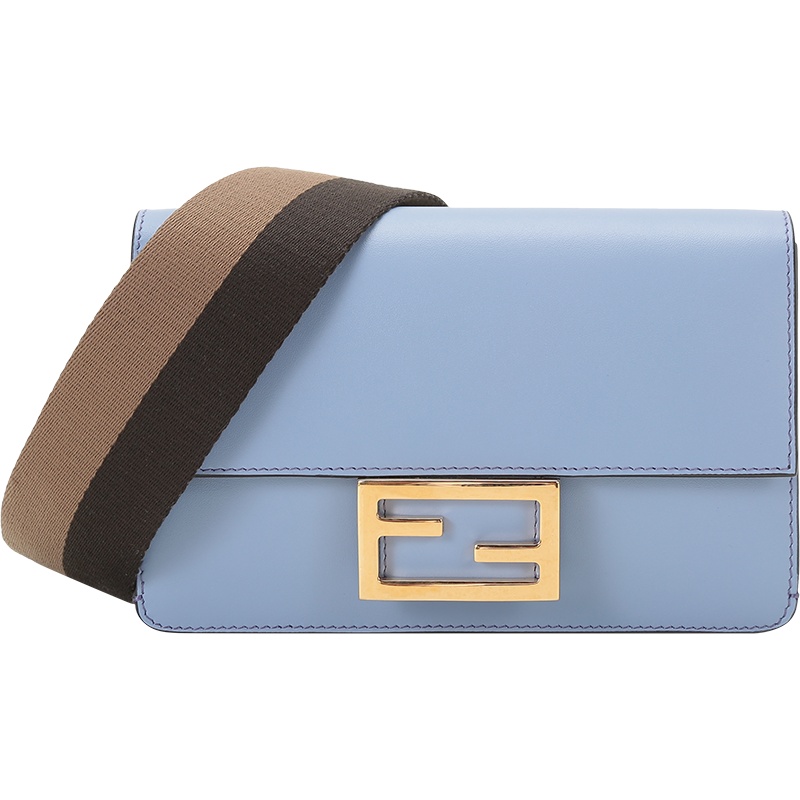 FENDI 女士 BAGUETTE系列皮革单肩斜挎包手拿包8BS048 AAIW