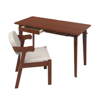 瑞仕达北欧全实木书桌简约家用学习台式电脑桌卧室白色办公桌子