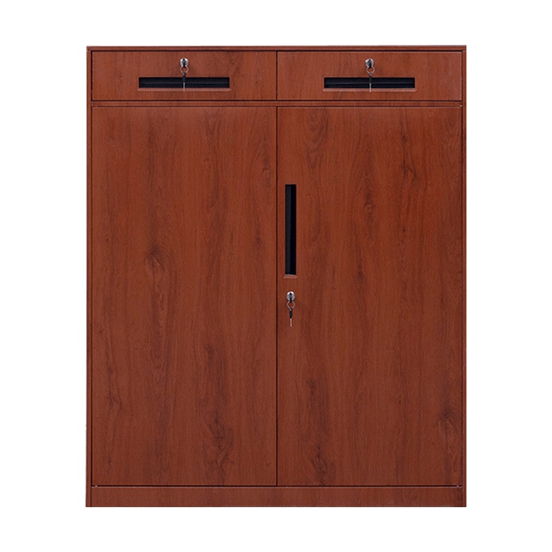 东升顺办公室文件柜资料档案铁皮柜子储物带锁财务铁柜书柜阳台矮柜