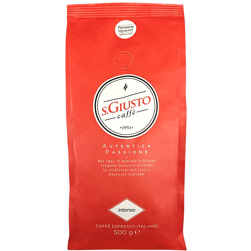 圣图精选咖啡豆 意大利进口阿拉比卡咖啡豆 醇香中度烘焙 500g 红色