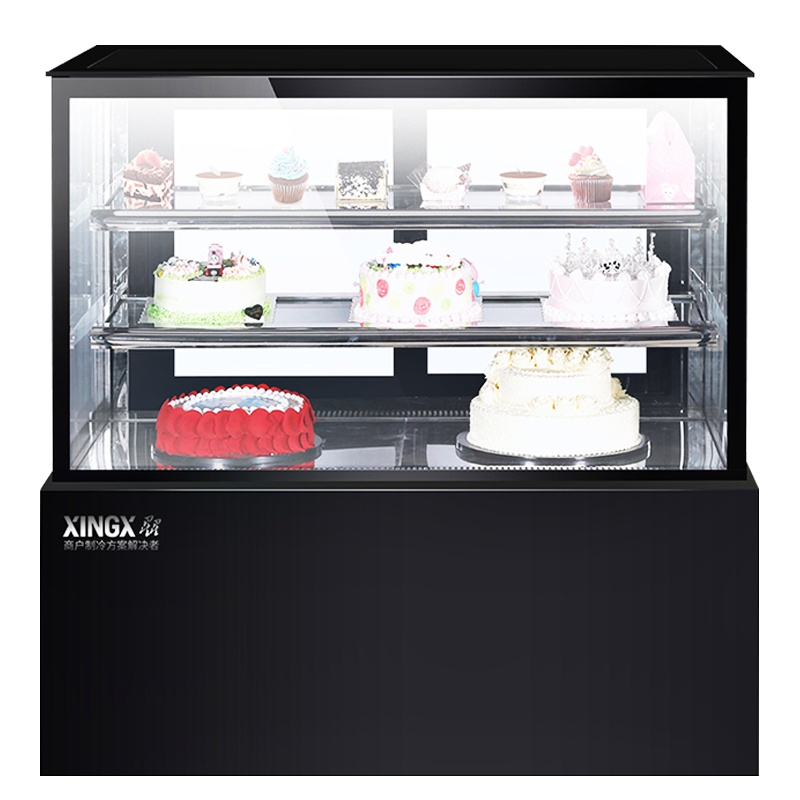 星星(XINGX) LC-1.2E 428升 蛋糕柜 冰柜 冷柜 商用保鲜柜 冷藏柜展示柜 熟食柜 圆弧角 电脑控温
