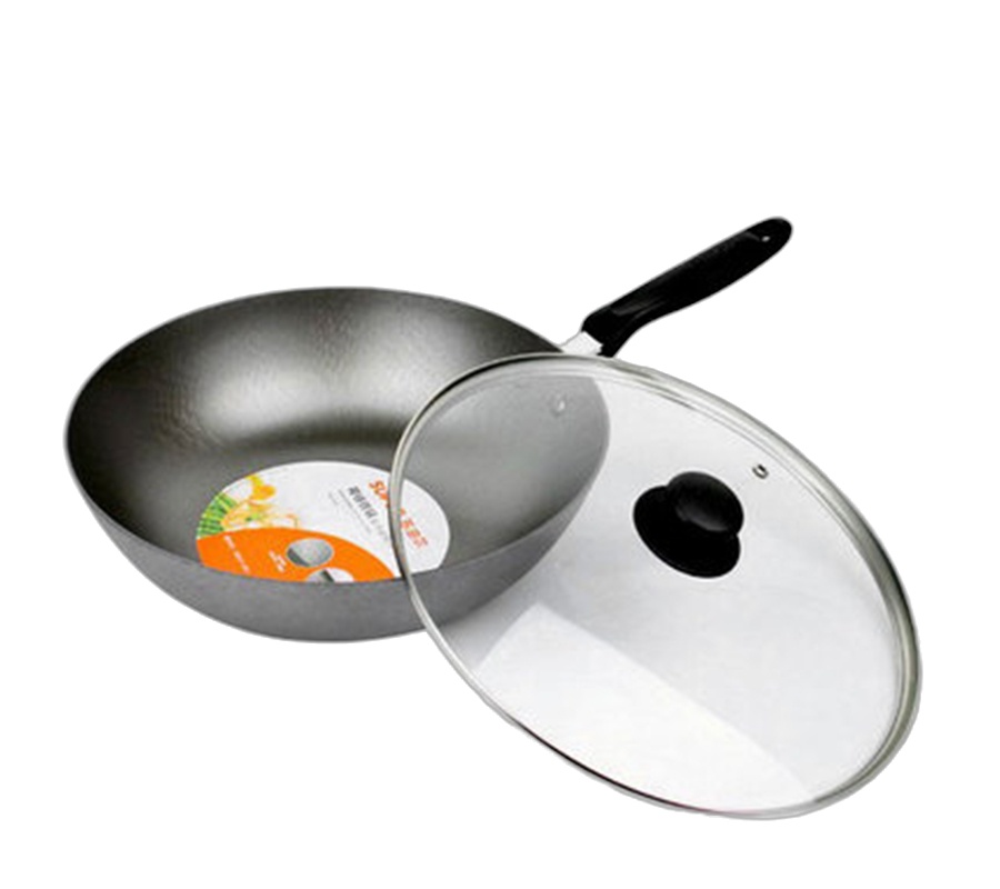 苏泊尔 精铸铁锅.玻璃盖FC30Q2 直径30cm