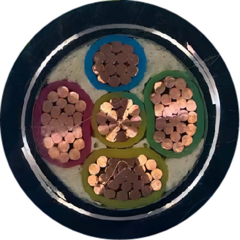 秦源牌ZR-YJV22-0.6/1KV-3*120+2*70mm² 阻燃铜芯低压钢带铠装电力电缆 元/米定制商品联系客服