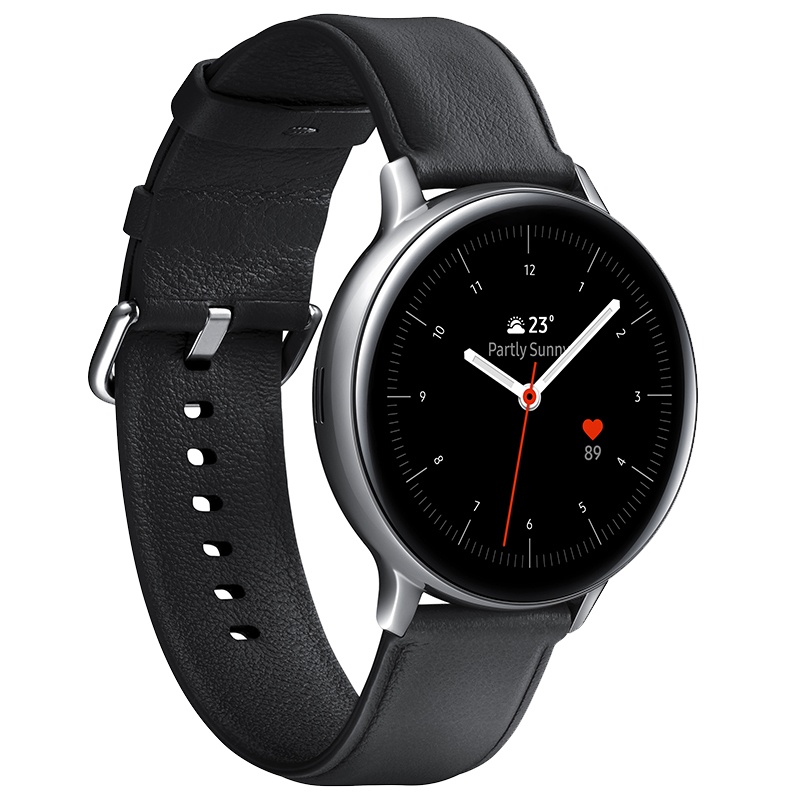 三星(SAMSUNG)Galaxy Watch Active2 伯爵黑 智能手表 蓝牙通话+50米防水+移动支付 钢制44mm