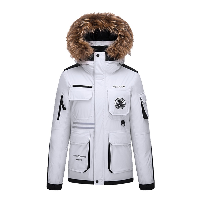 伯希和户外冲锋衣男女情侣鹅绒羽绒内胆新款防水冬季抗寒潮牌韩国加厚防风涤纶耐磨透气登山服