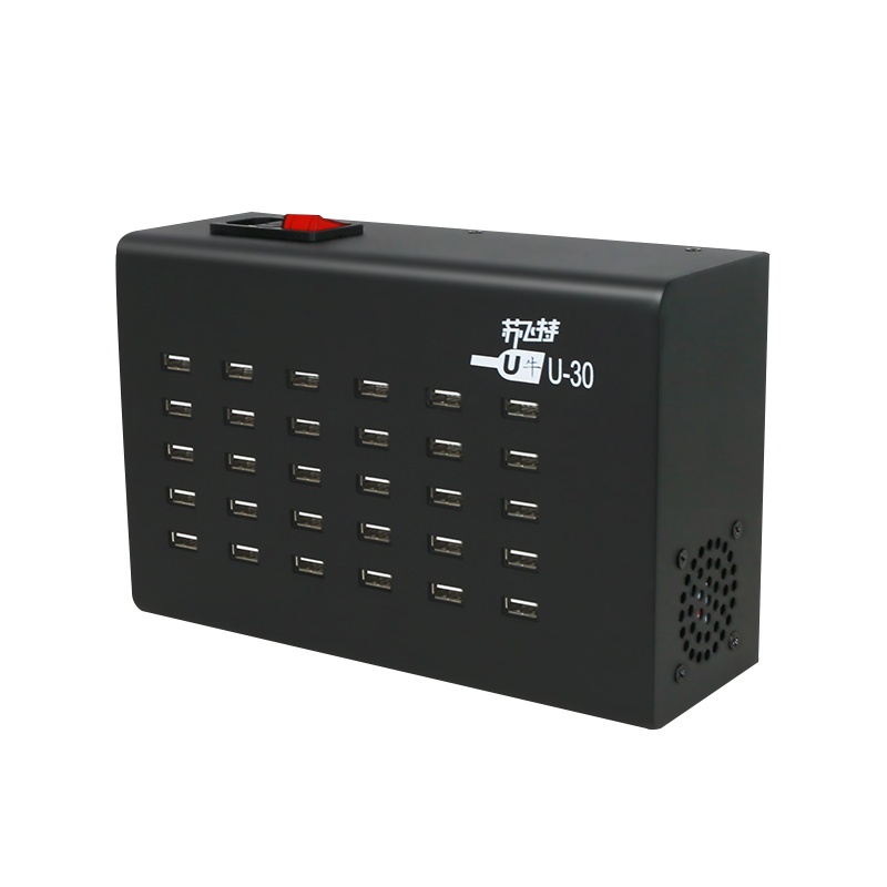 U牛多口充电器usb多孔插座10/20/60口手机工作室充电桩安卓苹果机通用多功能多接口usb排插智能大功率