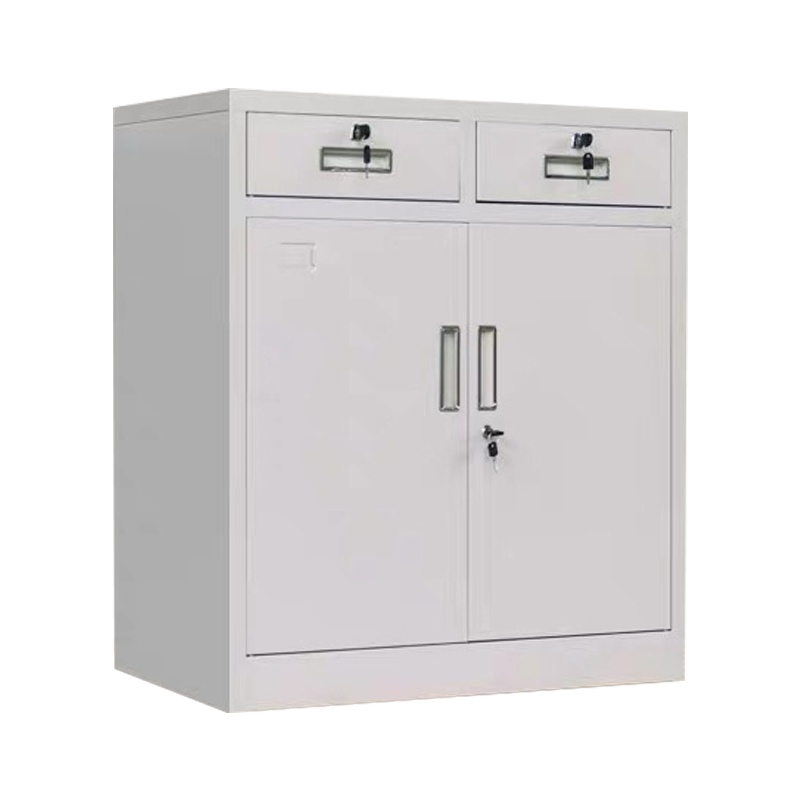 铭威盾钢制文件柜办公室铁皮柜资料档案柜中二斗矮柜带锁储物柜厂家直销