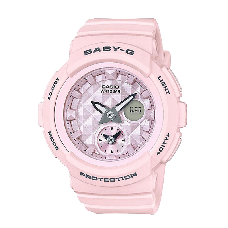 CASIO卡西欧 石英表 女 BABY-G系列日韩品牌运动防水休闲时尚潮流女士腕表BGA-190BE-4A