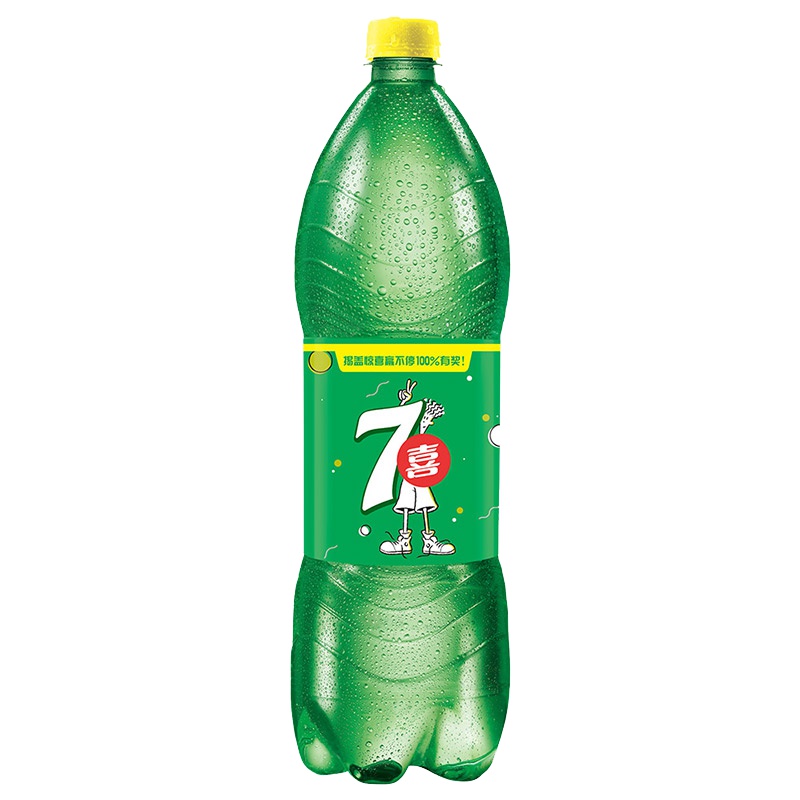 百事可乐 7喜柠檬味汽水 碳酸饮料 1.25L*12瓶 箱装 七喜 百事可乐荣誉出品