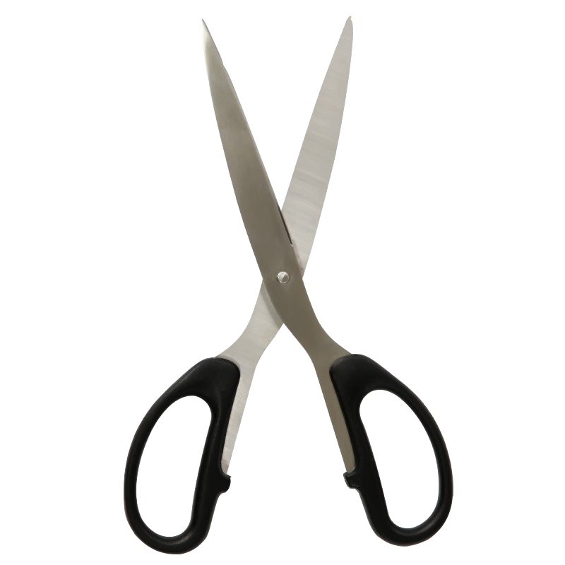 得力 6010 剪刀210mm不锈钢剪刀 生活厨房剪刀 家用剪纸裁纸刀