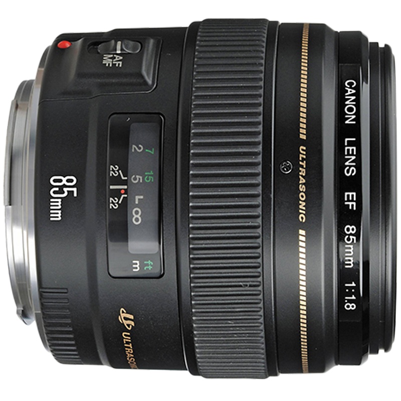 佳能(Canon) EF 85mm f/1.8 USM 佳能卡口 58mm口径 远摄定焦镜头