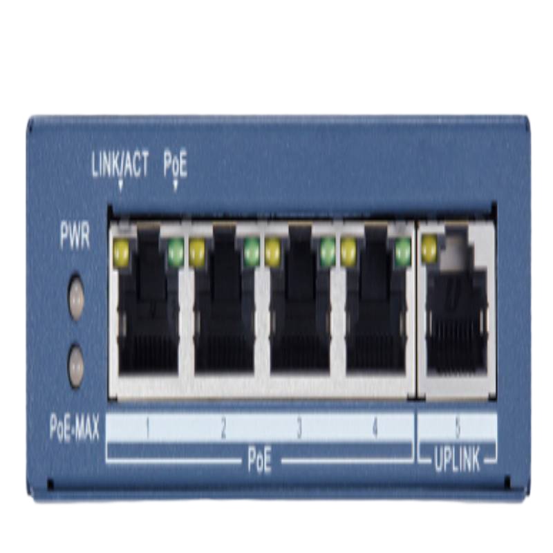 海康威视5口POE全千兆交换机 DS-3E0505P-E