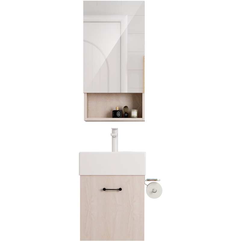 心海伽蓝(SHKL)浴室柜组合卫浴柜组合洗漱台小户型卫浴挂墙式柜子洗脸盆洗手台盆柜 0.4米浴室柜 0.4米