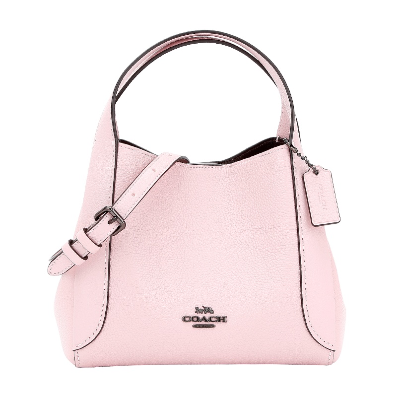 蔻驰 COACH 女士专柜款皮革手提单肩斜挎包粉色小号 78800 V5PTP欧美时尚