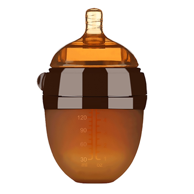 硅胶奶瓶超软新生婴儿仿母乳戒奶断奶神器大宝宝两用吸管杯宽口径PPSU耐摔150ml