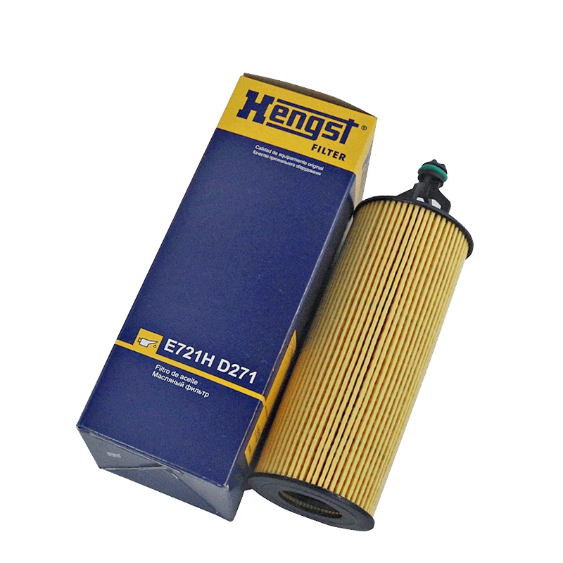 汉格斯特（hengst）机油格滤清器纸芯.原配E721H D271适用于新款牧马人/酷威 3.6L带顶角