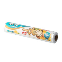 茶花pe保鲜膜食品专用厨房家用经济装大卷耐高温点断式微波炉大号[大号 30cm*160m]