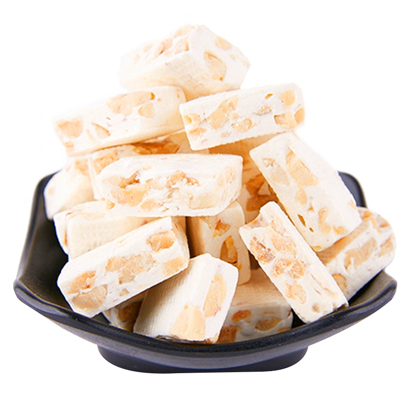 简花集 花生牛轧糖约500g 精美袋装 经典老上海风味 花生香浓 醇香牛奶味