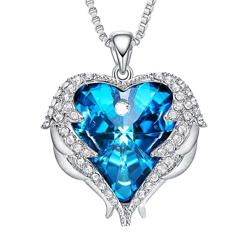 依帝魅幸运轮吊坠锁骨链 s925银项链女情人节礼物圣诞礼物送女友