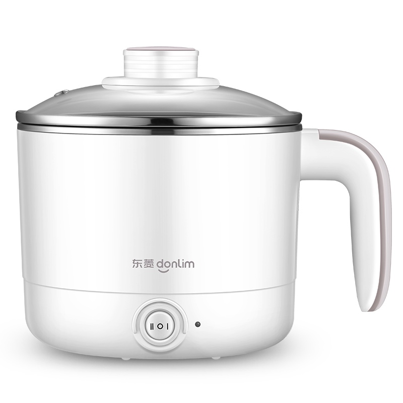 东菱(Donlim)电煮锅DL-ZG4033 白色多功能电热锅学生宿舍煮面锅办公家用迷你小电锅小型电火锅