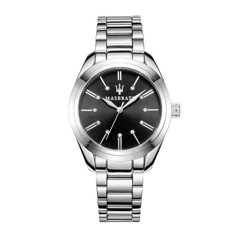 Maserati玛莎拉蒂Pole Position系列女士石英防水手表精钢表带R8853112502