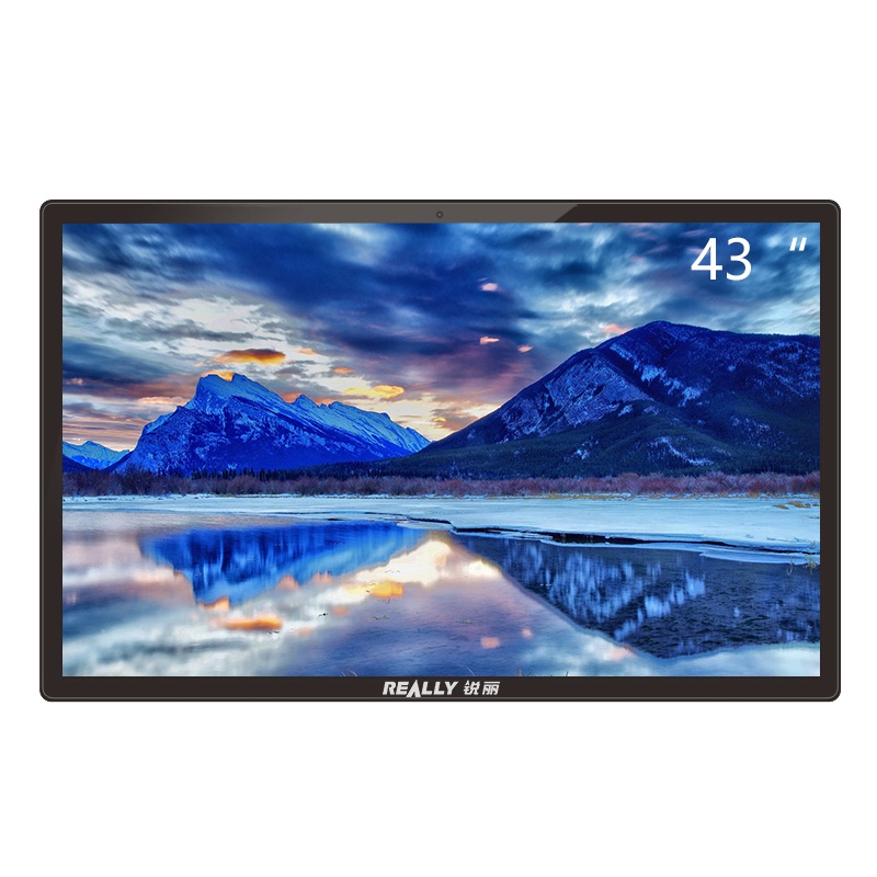 锐丽(Really)43BG01 壁挂式广告机触控一体机触摸广告屏液晶显示器安卓网络分屏播放器 43英寸