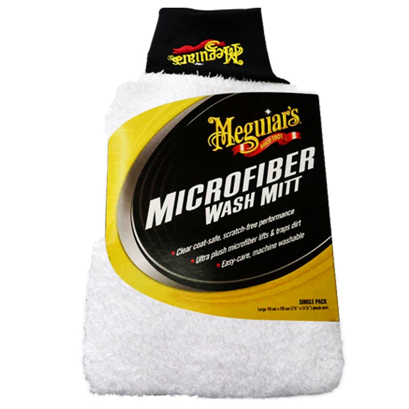 美光 加厚超细纤维洗车手套 柔软不伤漆易清洗 强力吸水x3002