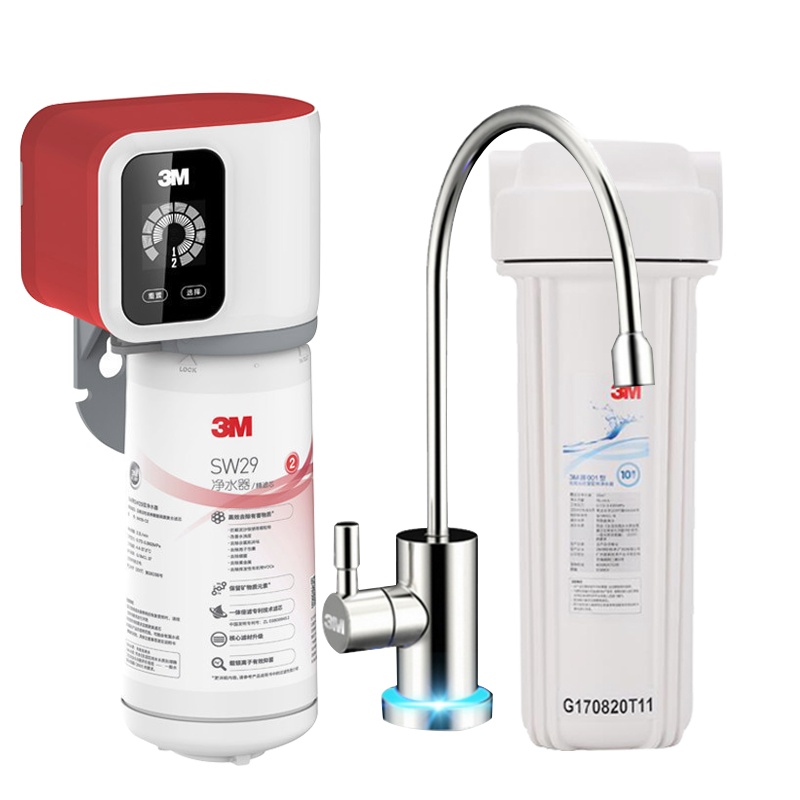 3M净水器家用sw29水龙头直饮机厨房自来水过滤器净水机SW26和sw20升级款