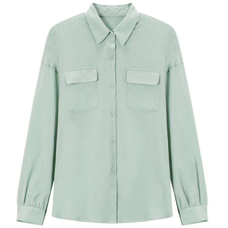 【满198减100预估价：61】森马衬衫女长袖春款2021新时尚宽松显瘦女士白衬衣学院风百搭上衣