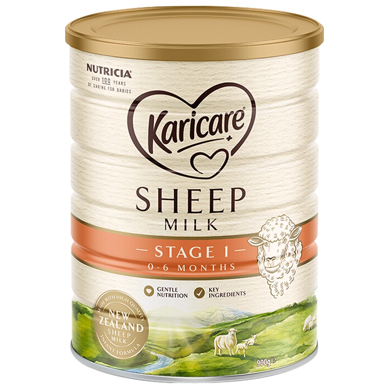 澳洲可瑞康(karicare)婴幼儿配方绵羊奶粉1段900g/罐装进口婴幼儿奶粉 适合0-6个月宝宝 效期24.10左右