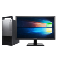 联想 扬天T4900v 商用台式电脑 23英寸屏(I5-9400 8G 1T 2G独显 刻录 W10H)