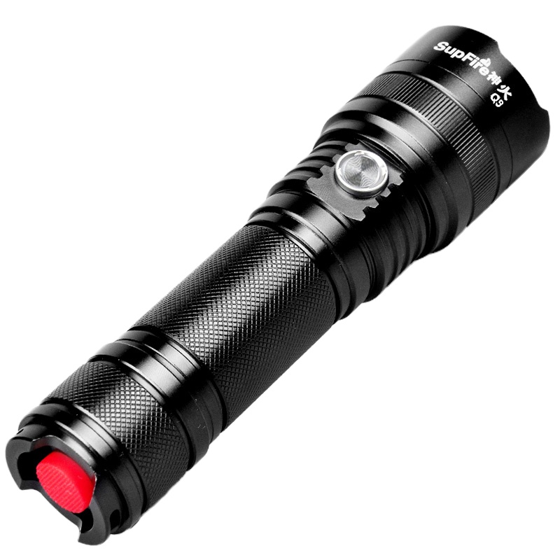 火官方旗舰Q9强光手电筒usb直充充电超亮26650远射T6氙气灯户外 中型手电筒