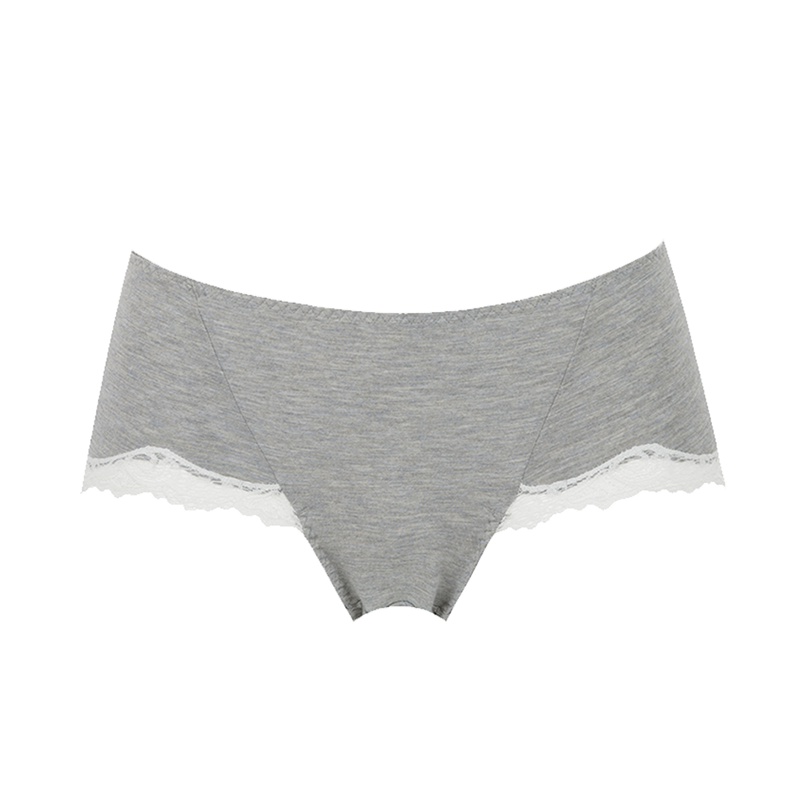 古今爱她 内裤女蕾丝薄款舒适透气中低腰女士平角裤 1HT817