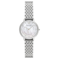 阿玛尼(Emporio Armani)手表钢制表带时尚休闲简约石英女士腕表AR2511