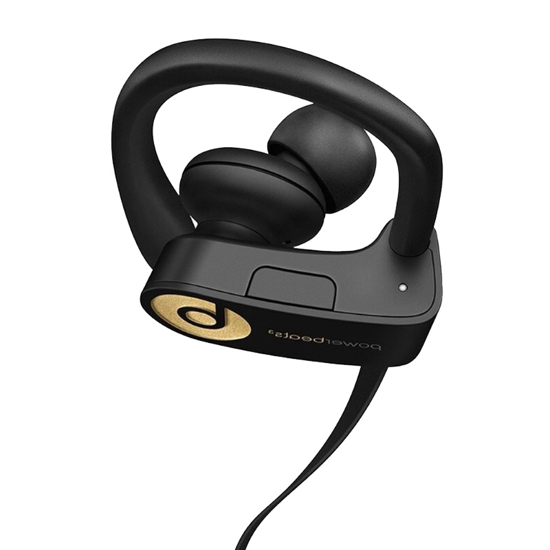 [二手99新]Beats Powerbeats3魔音PB3蓝牙无线运动耳挂式耳机3代 王者金(含配件) 99新