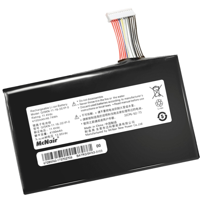 适配神舟州战神Z7-KP7D2 Z7M-KP7S1笔记本电池GI5KN-11-16-3S1P-0A95W