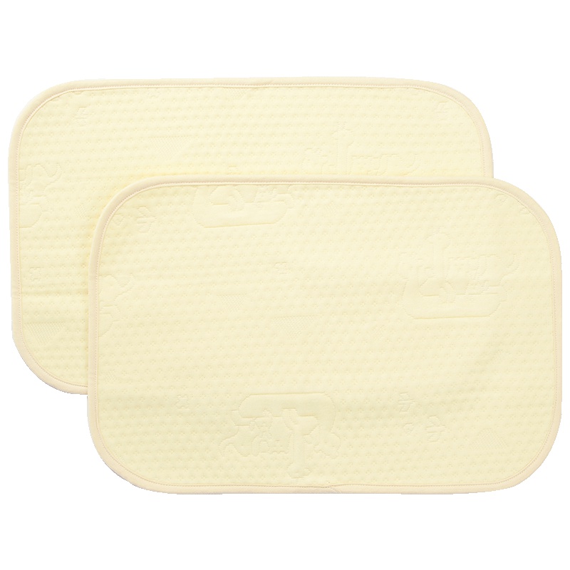 童泰TONGTAI婴儿床品四季款加厚竹纤维提花防水隔尿垫2条装