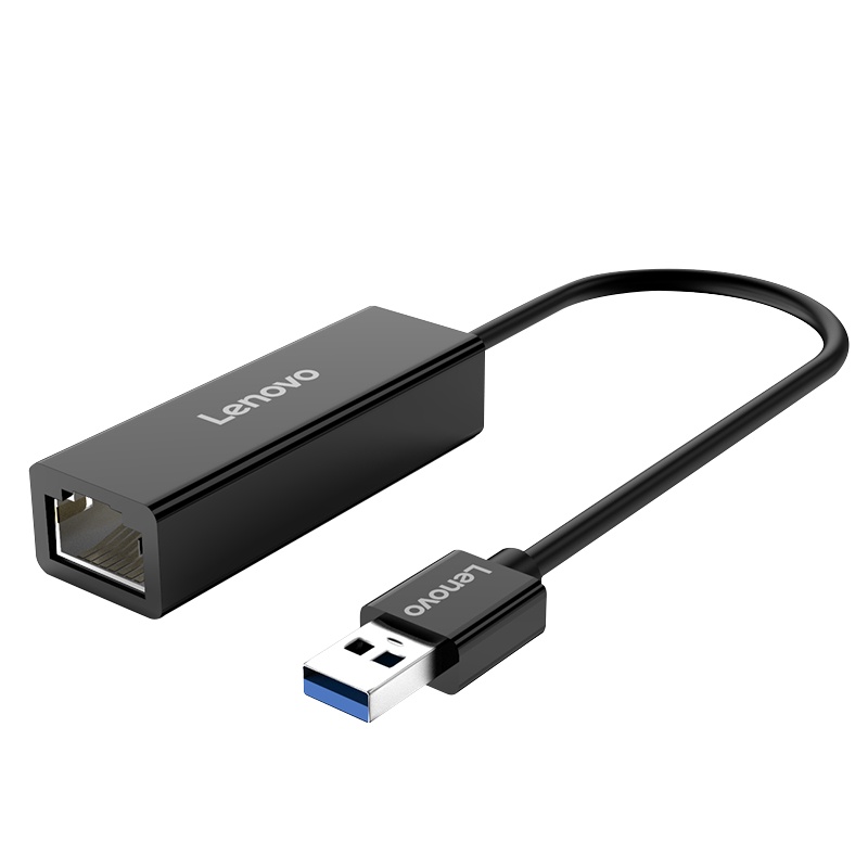 联想(Lenovo)A518 USB转网口转接器RJ45千兆网转换器扩展转接头适用于苹果Mac小米华为笔记本电脑