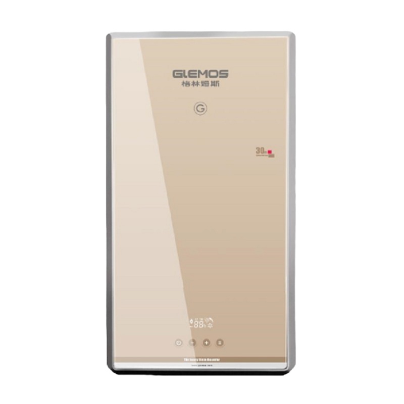 格林姆斯(GLEMOS)W11-70F速热式电热水器 家用双胆循环加热微电脑全智能恒温20升储水 7000W 金色