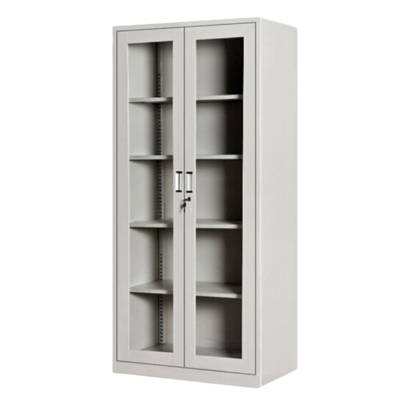 韶优钢制办公室通玻对开铁皮文件柜WJG-5