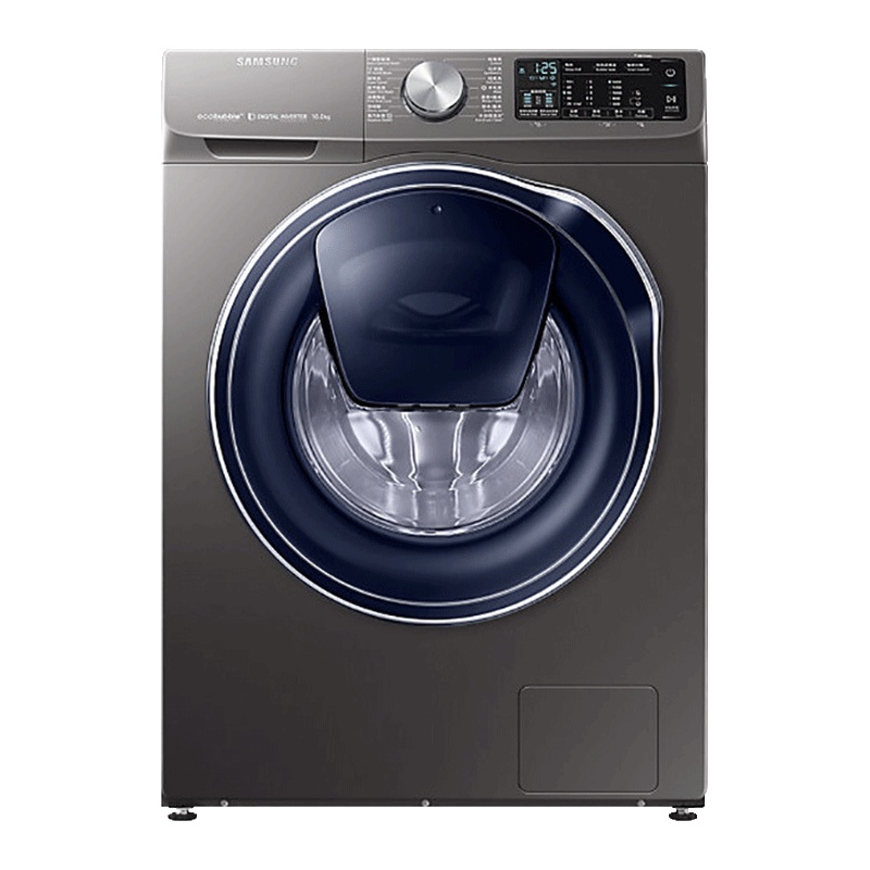 [咨询预订享特价]三星 WW10TP34DSX/SC 家用10.5公斤智能变频 自动投放洗液 高速喷淋 滚筒全自动洗衣机