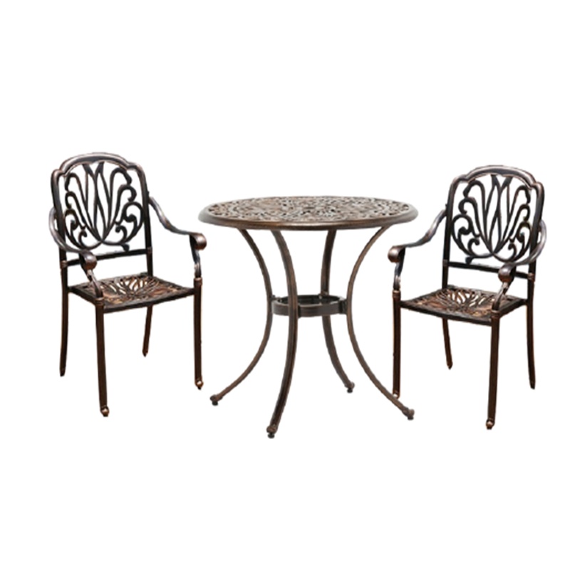 户外桌椅庭院铸铝室外花园阿斯卡利露天欧式休闲铁艺家具阳台露台休闲组合