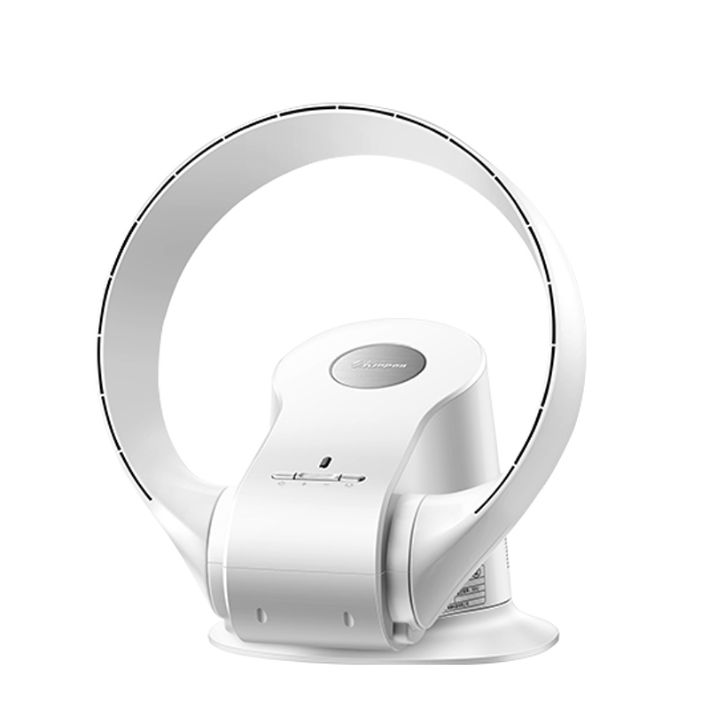 SK无叶风扇台壁两用家用无扇叶电风扇摇头遥控静音挂壁台式落地扇SKJ-CR309 白色