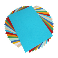 鲁运 皮纹纸A4封皮纸180g装订文件合同标书封面云彩纸1包100张 桔黄色