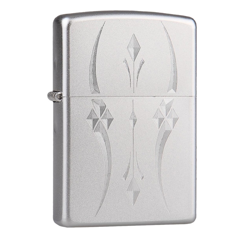 美国ZIPPO打火机 芝宝 磨砂原始曲线21155 男士礼品