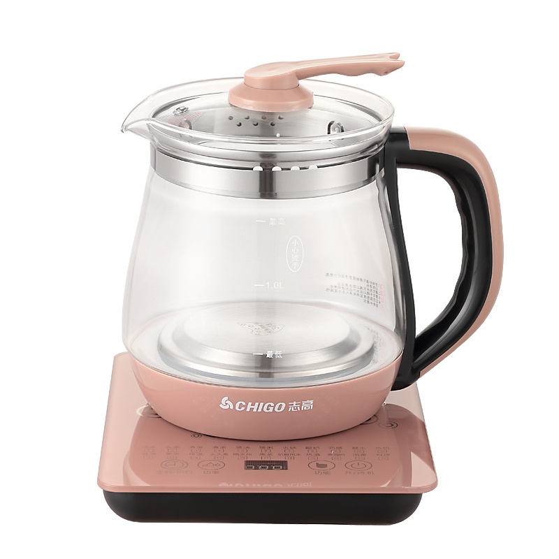 志高（CHIGO）养生壶1.8L ZY-YS710多功能电热水壶高硼硅玻璃壶触屏式煎药壶花茶器煲茶壶烧水壶