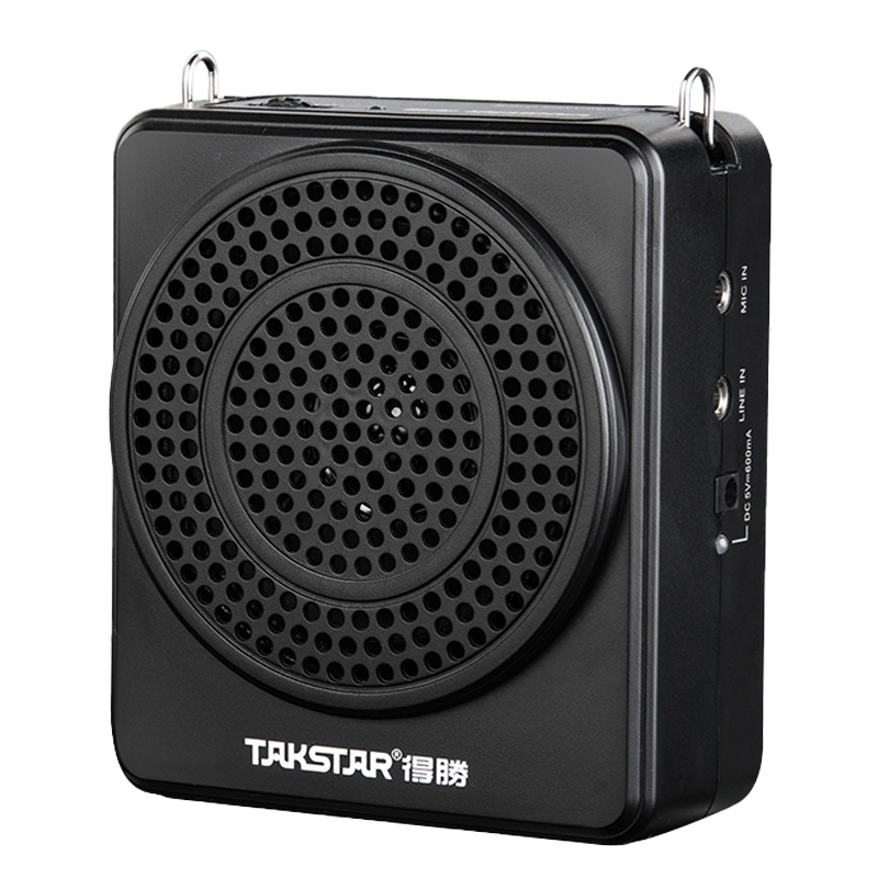 得胜E188 便携式小蜜蜂扩音器 黑色无线版 大功率教学专用喇叭扩音器 教师导游摆摊腰挂迷你音响