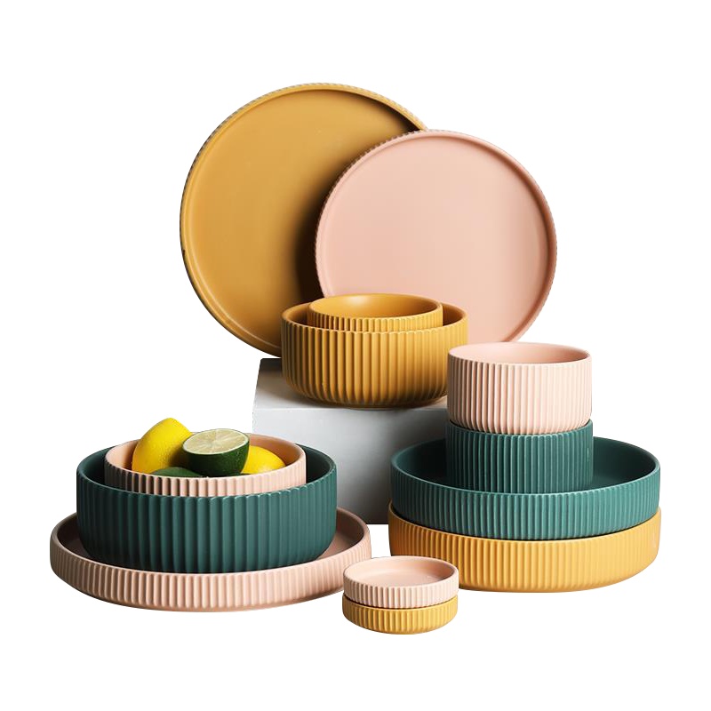 是尚 创意陶瓷碗碟盘子餐具套装