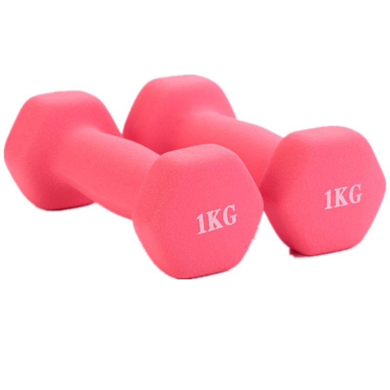 2024款女士小哑铃一对家用健身瑜伽塑臂瘦臂1/2/3/4/5KG儿童男女通用卓妈妈(如无备注颜色随机发)