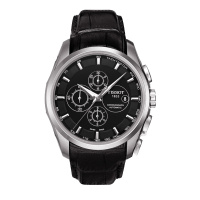 天梭(TISSOT)库图系列自动机械时尚商务休闲简约皮带男士手表T035.627.16.051.00